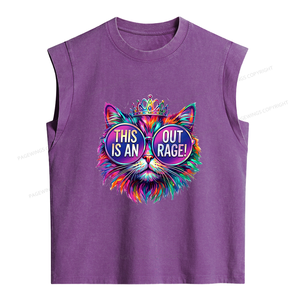 Pagewings Sci-Fi Book Lover Women's Washed Tank Top