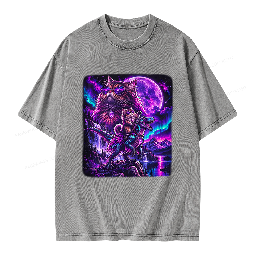 Pagewings Sci Fi Bookish Unisex Washed T-shirt