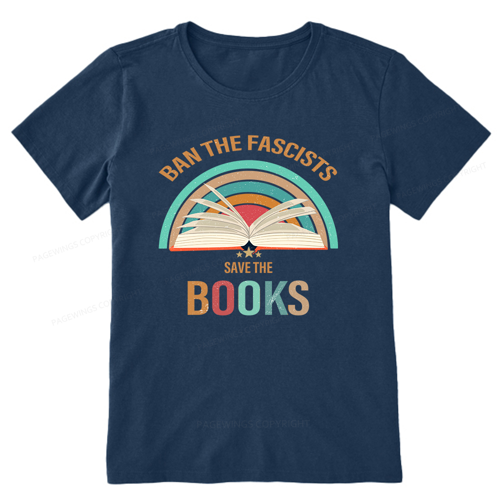 Pagewings Ban The Fascists Save The Books Unisex Classic T-shirt