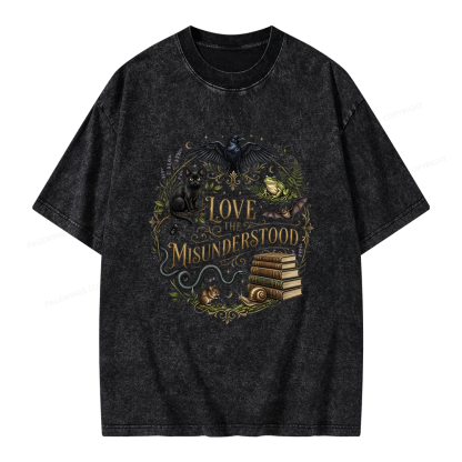 Pagewings Love the Misunderstood Unisex Washed T-shirt