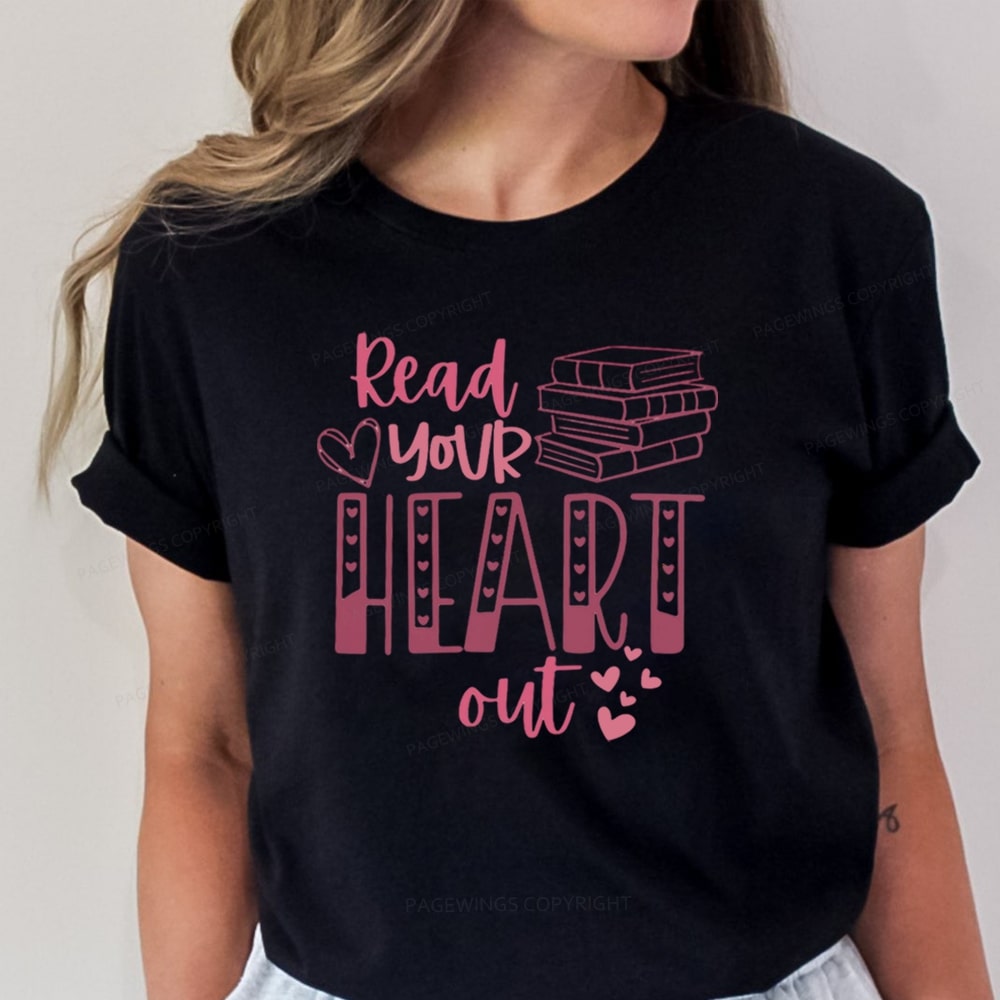 Pagewings Valentine Sweatshirt Read Your Heart Unisex Classic T-shirt