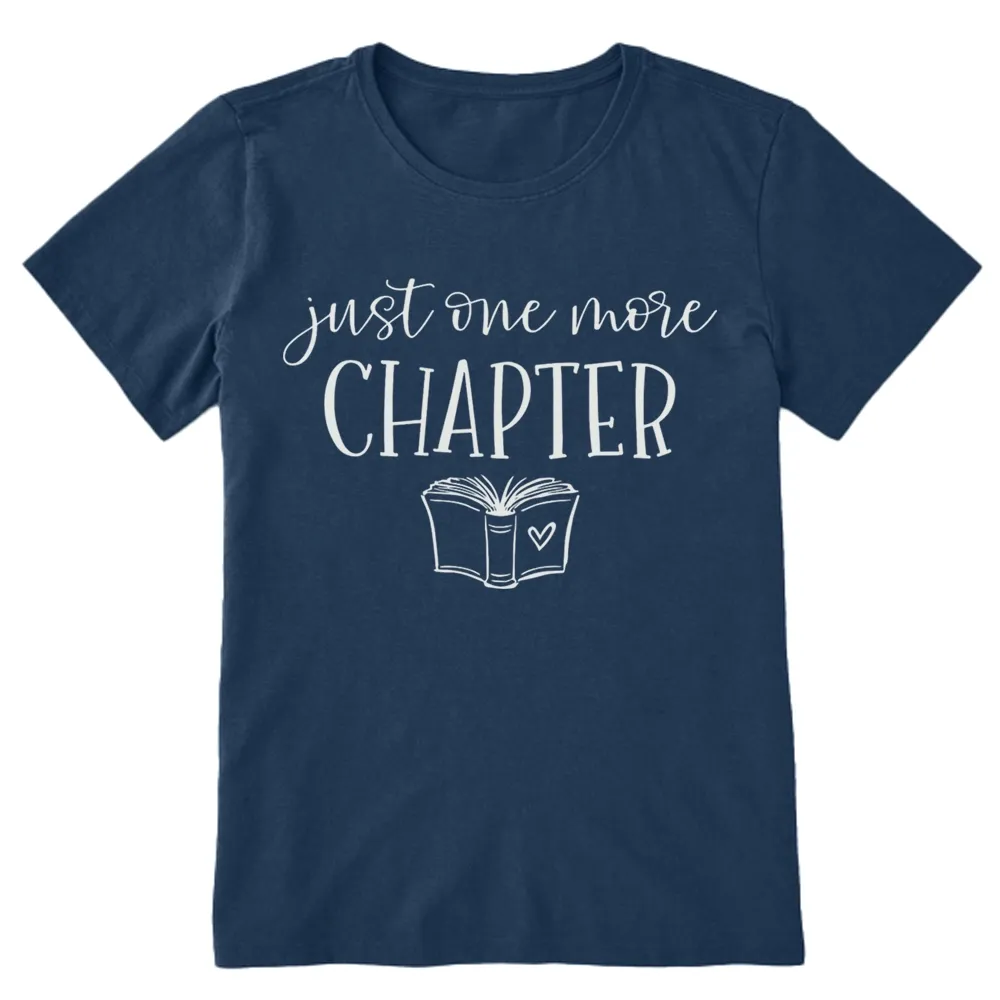Pagewings Just One More Chapter Reading Book Unisex Classic T-shirt