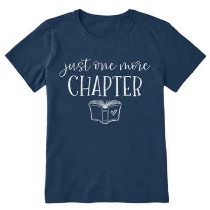 Pagewings Just One More Chapter Reading Book Unisex Classic T-shirt