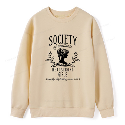 Pagewings Society Of Obstinate Headstrong Girls Unisex Classic Sweatshirt