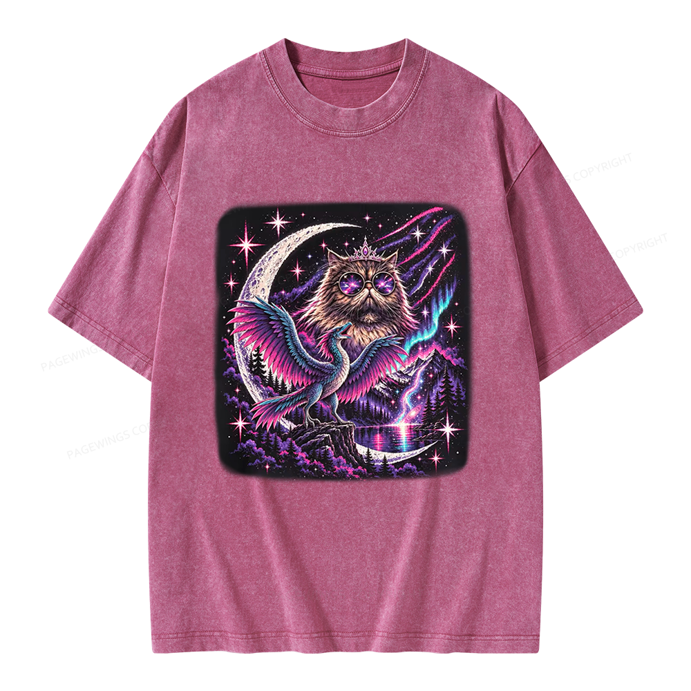 Pagewings Sci Fi Book Lover Unisex Washed T-shirt