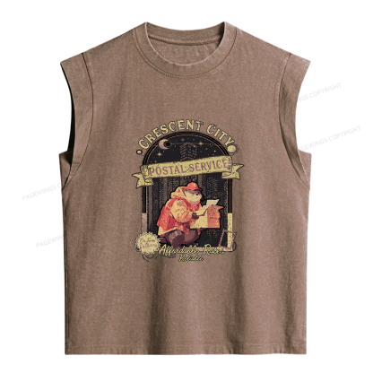 Pagewings Fantasy Book Women's Washed Tank Top