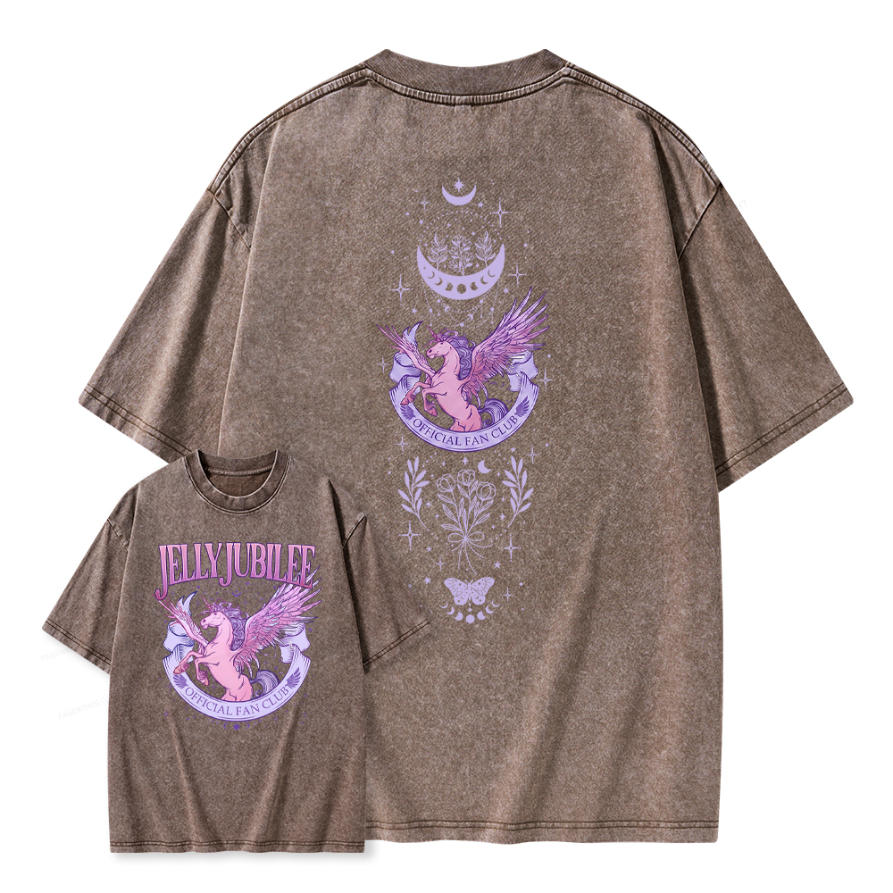 Pagewings Fantasy Books Lover Unisex Washed T-shirt