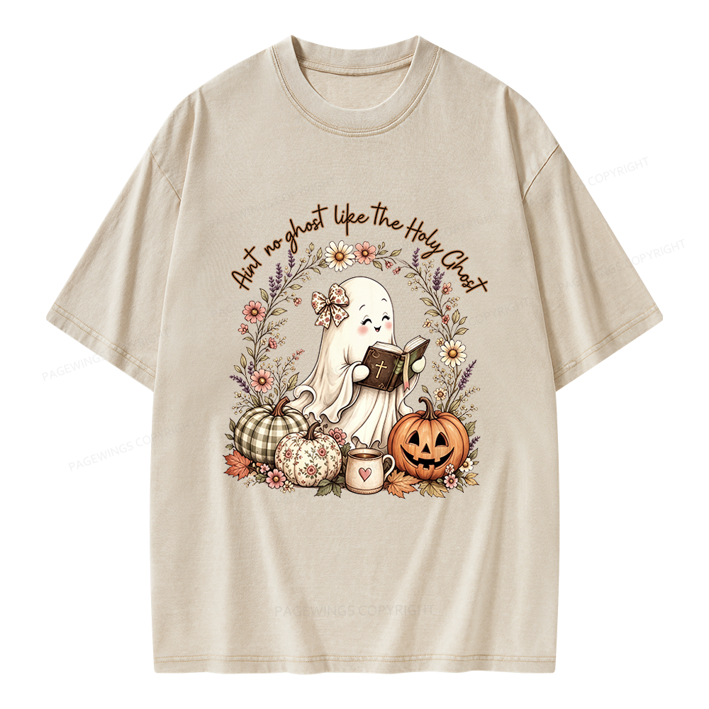 Pagewings Christian Halloween Unisex Washed T-shirt