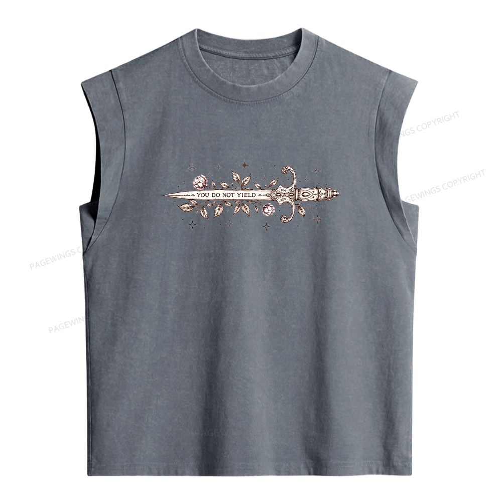 Pagewings Fantasy Book Women's Washed Tank Top