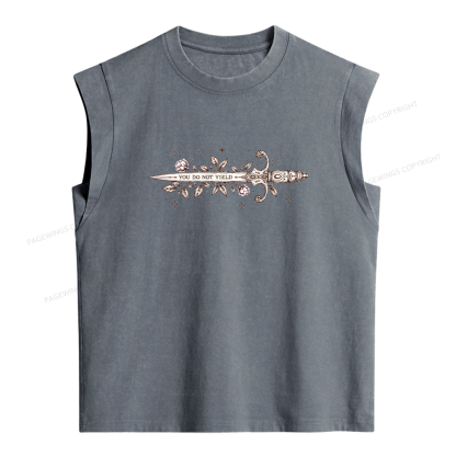 Pagewings Fantasy Book Women's Washed Tank Top