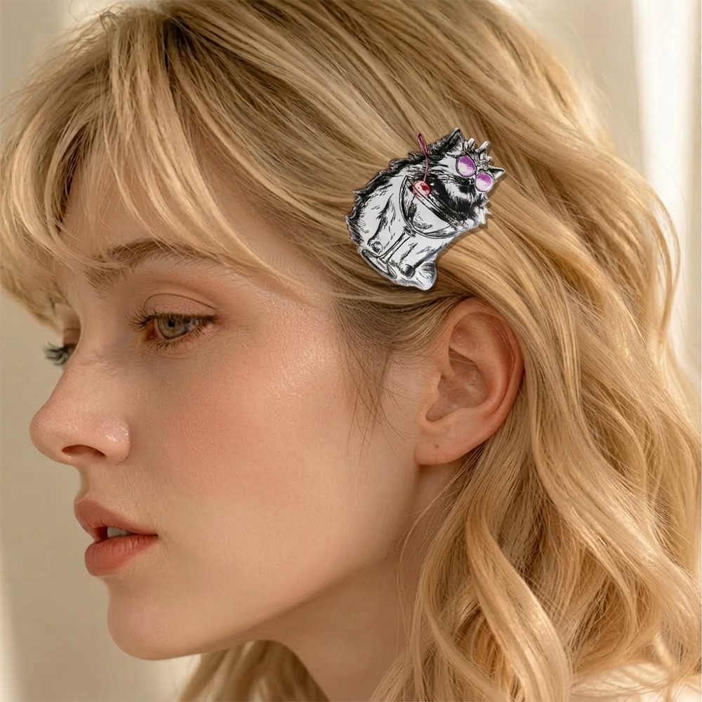 Pagewings Sci fi Lover Acrylic Hair Clip