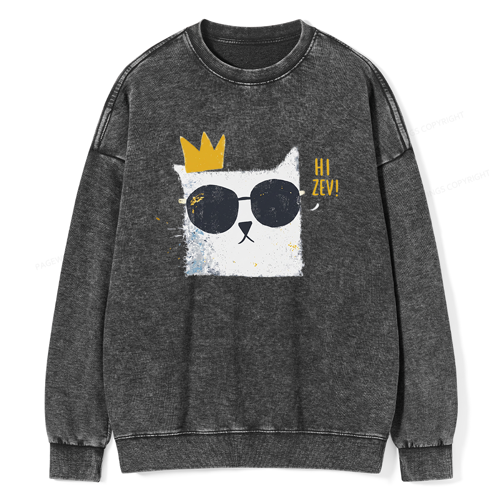 Pagewings Sci-Fi Bookish Unisex Washed Sweatshirt