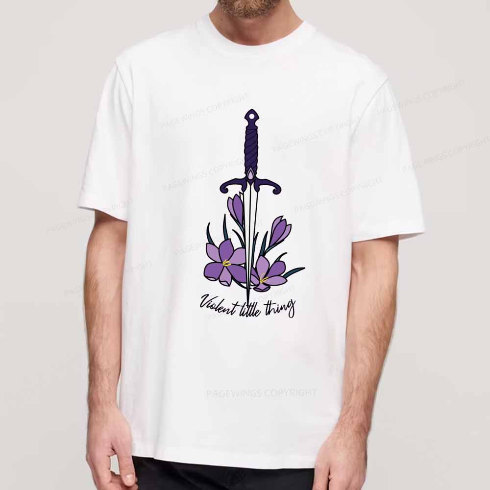 Pagewings ‘’Violent Little Thing" Fourth Wing MC Classic T-Shirt Unisex Classic T-shirt