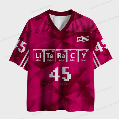 Pagewings Literacy Unisex Mesh Jersey
