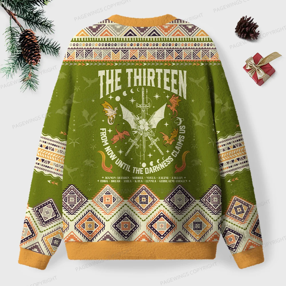Pagewings The Thirteen Unisex Ugly Knit Sweatshirt