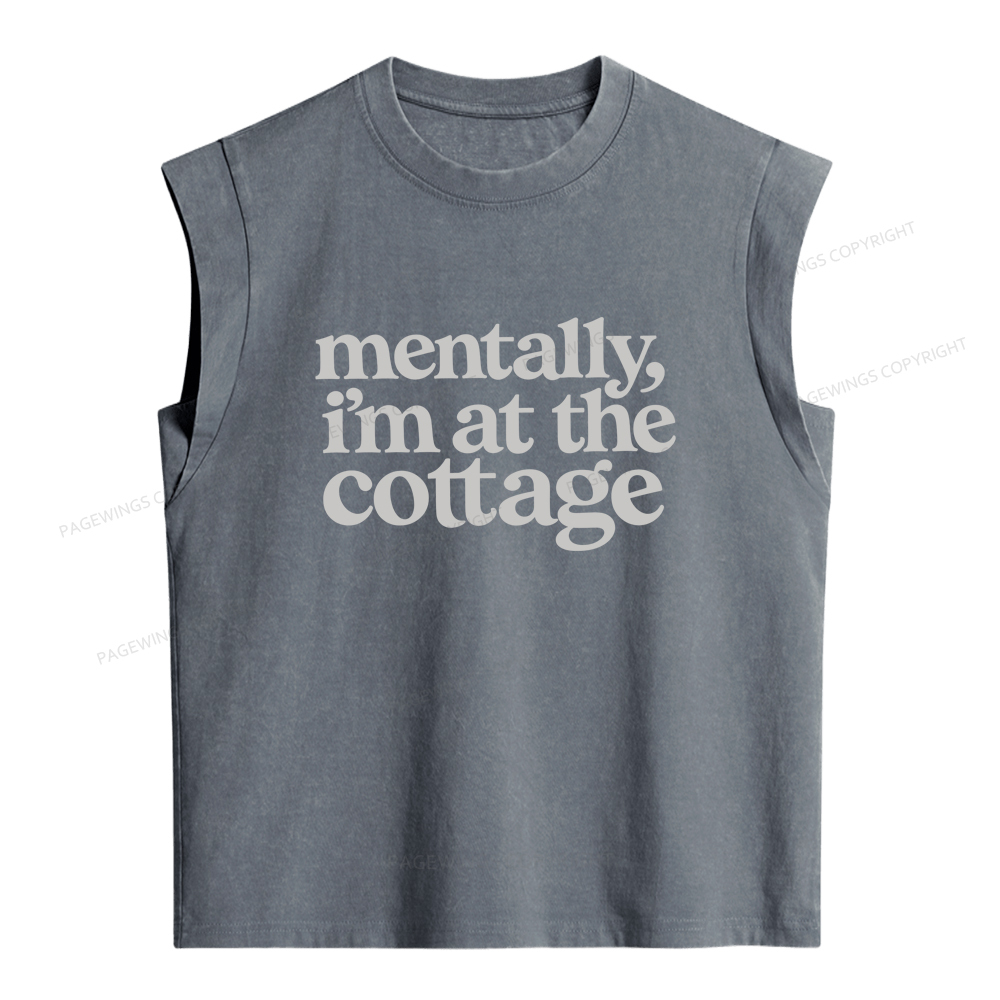 Pagewings At The Cottage Women's Washed Tank Top