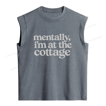 Pagewings At The Cottage Women's Washed Tank Top