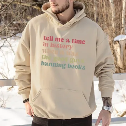 Pagewings Tell Me a Time in History Unisex Classic Hoodie