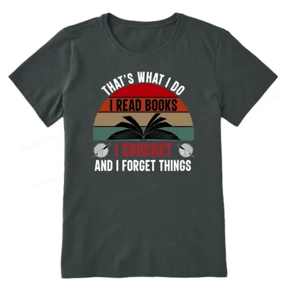 Pagewings Crochet And I Forget Things Unisex Classic T-shirt