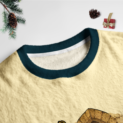 Pagewings Funny Bookish Unisex Ugly Light Knit Sweatshirt