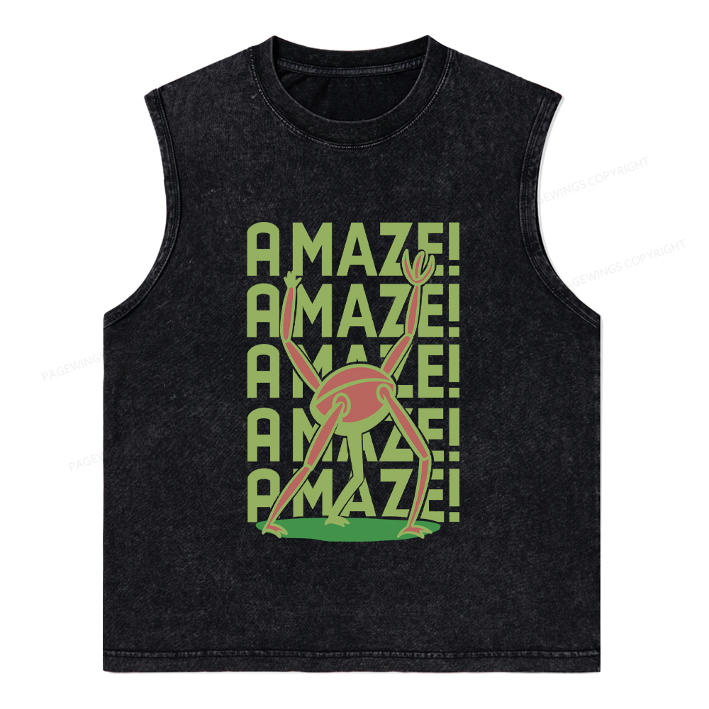 Pagewings Rocky Amaze Unisex Washed Tank Top