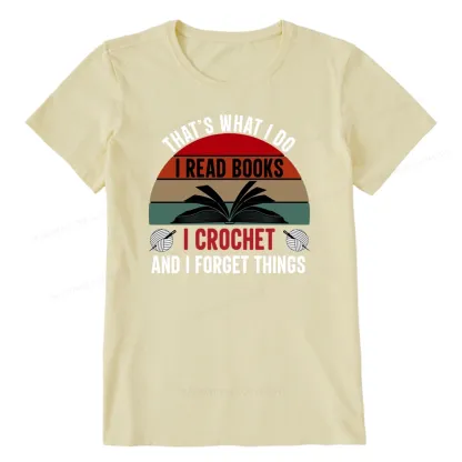 Pagewings Crochet And I Forget Things Unisex Classic T-shirt