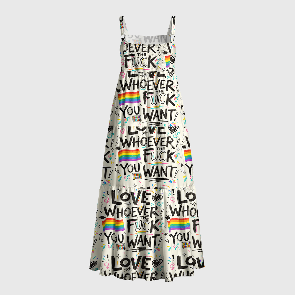 Pagewings Love Whoever the F*ck You Want Maxi Dress