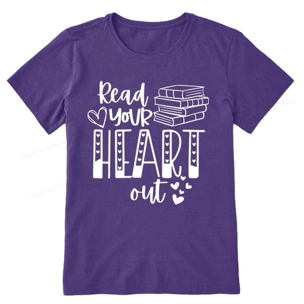 Pagewings Valentine Sweatshirt Read Your Heart Unisex Classic T-shirt