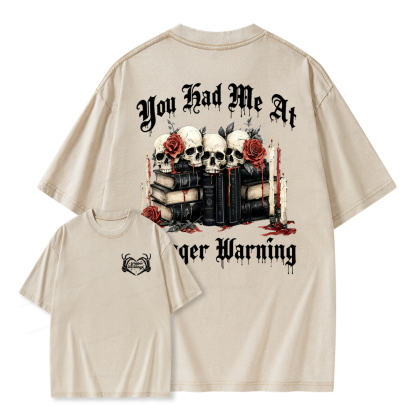 Pagewings Dark Romance Smut Unisex Washed T-shirt