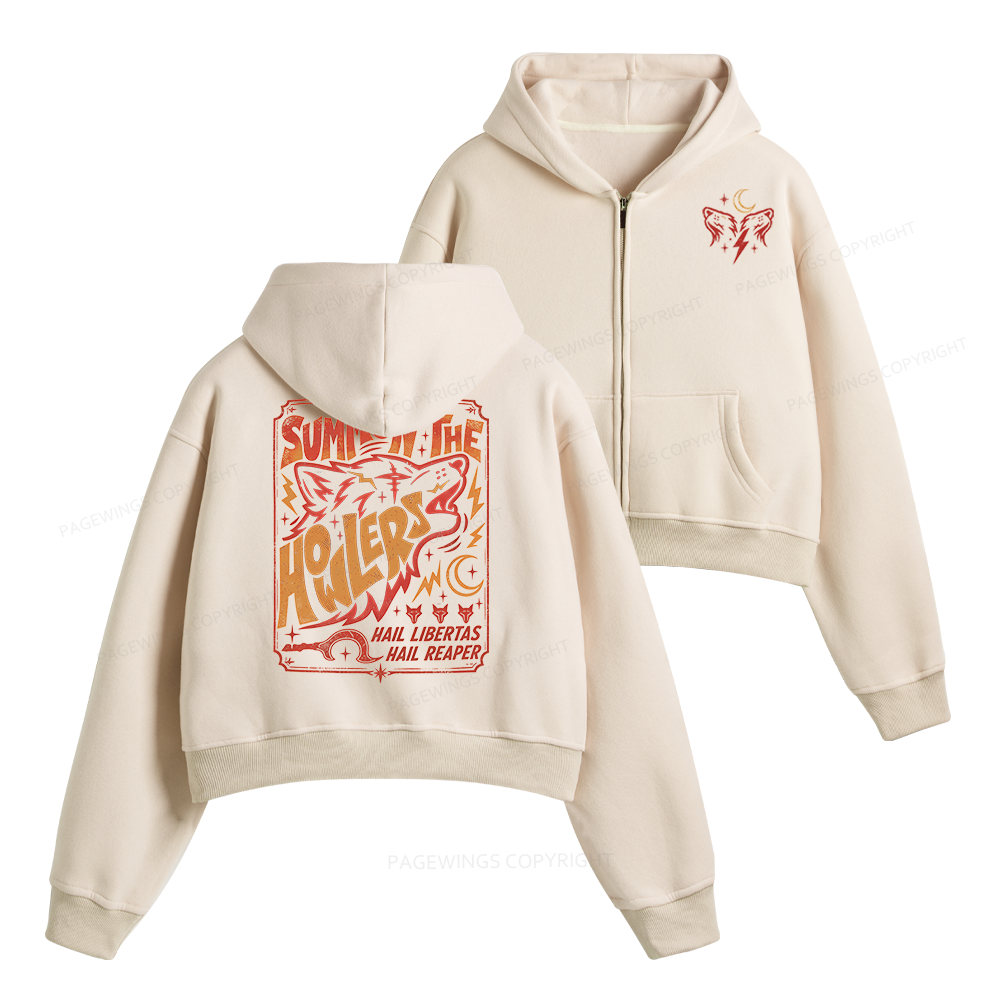 Pagewings Sci Fi Bookish Fleece Zip-Up Hoodie