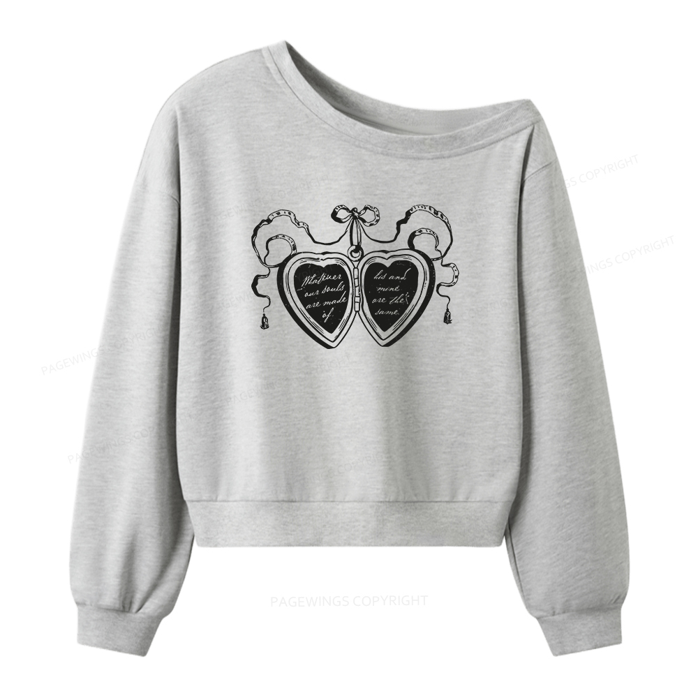 Pagewings Whatever Our Souls Are Made Of Women Off Shoulder Sweatshirt