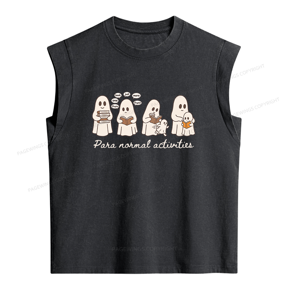 Pagewings Just One More Chapter Women's Washed Tank Top