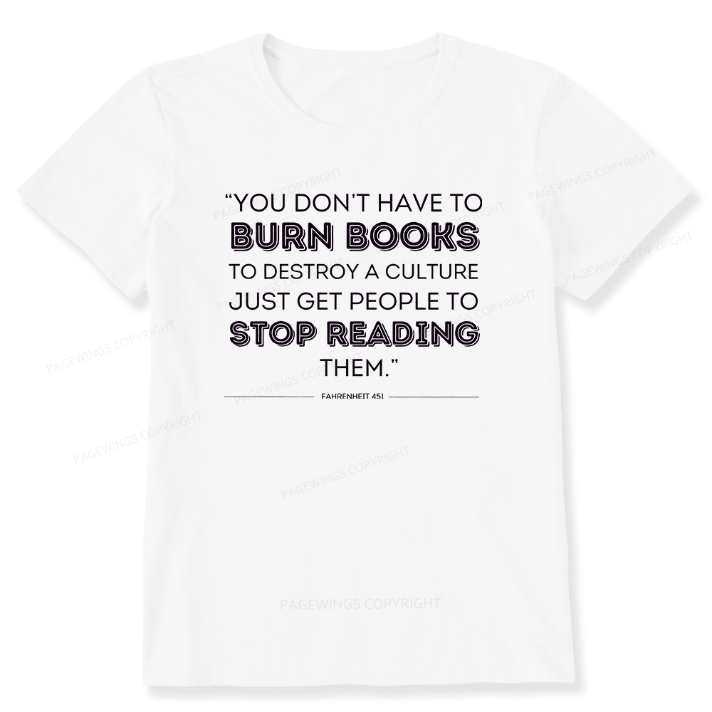 Pagewings Dystopian Book Shirt Classic Literature Gift Unisex Classic T-shirt
