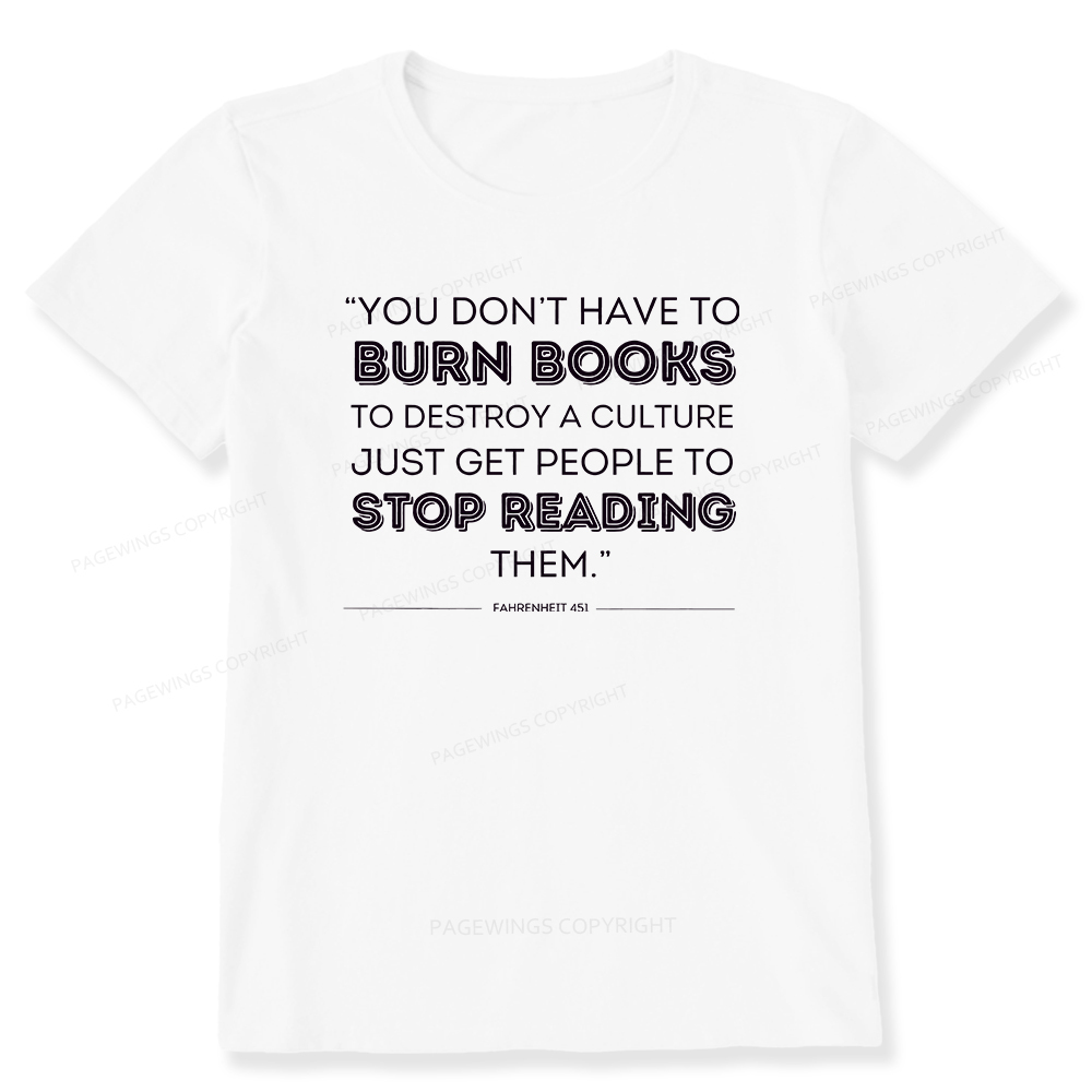 Pagewings Dystopian Book Shirt Classic Literature Gift Unisex Classic T-shirt