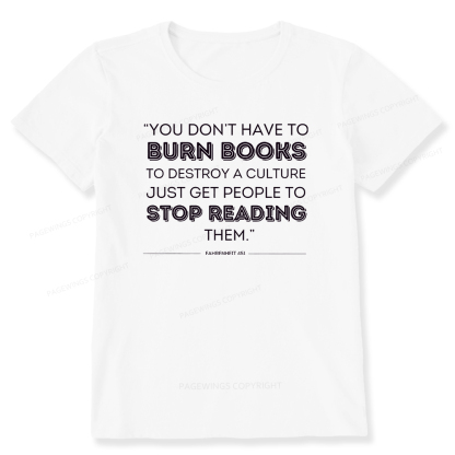 Pagewings Dystopian Book Shirt Classic Literature Gift Unisex Classic T-shirt