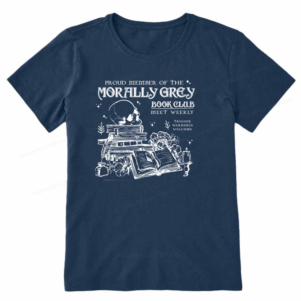 Pagewings Morally Grey Book Club Unisex Classic T-shirt
