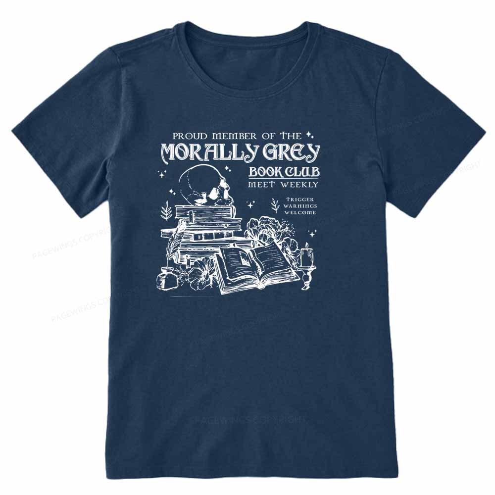 Pagewings Morally Grey Book Club Unisex Classic T-shirt