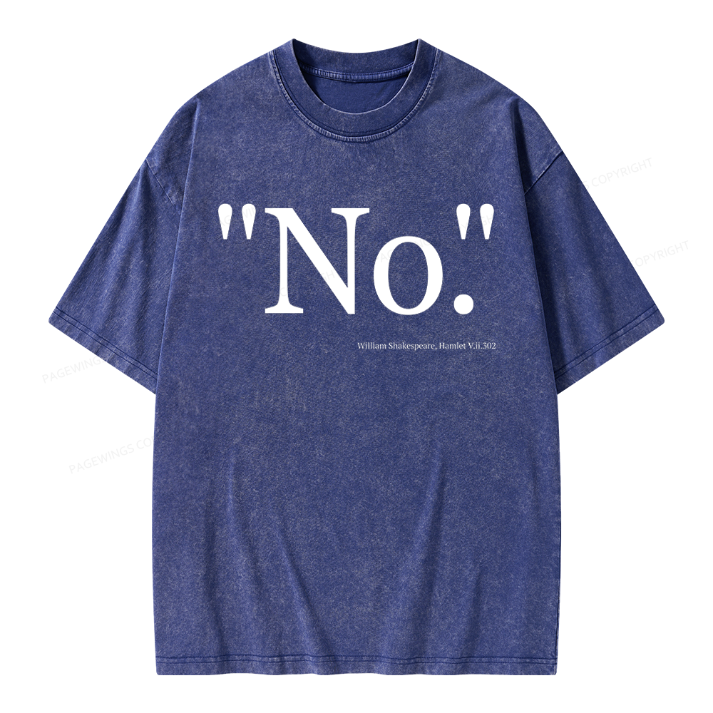 Pagewings Book Quote Unisex Washed T-shirt