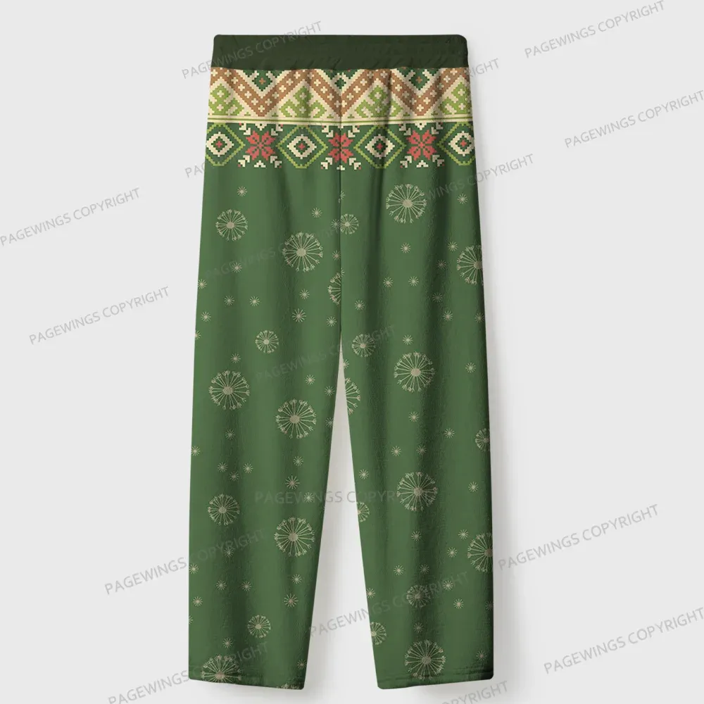 Pagewings Book Dragon Unisex Flannel Pajama Set