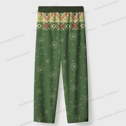 Pagewings Book Dragon Unisex Flannel Pajama Set