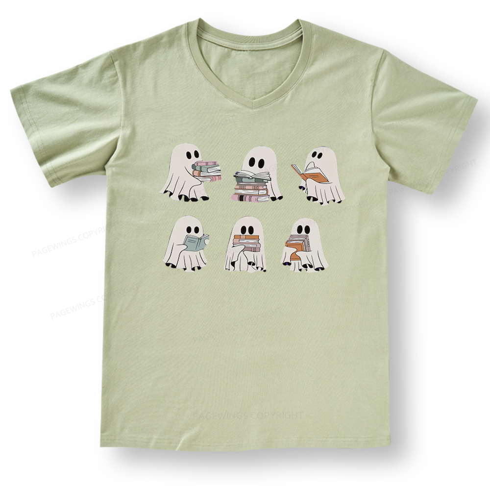 Pagewings I'm With The Banned Reading V-neck T-shirt