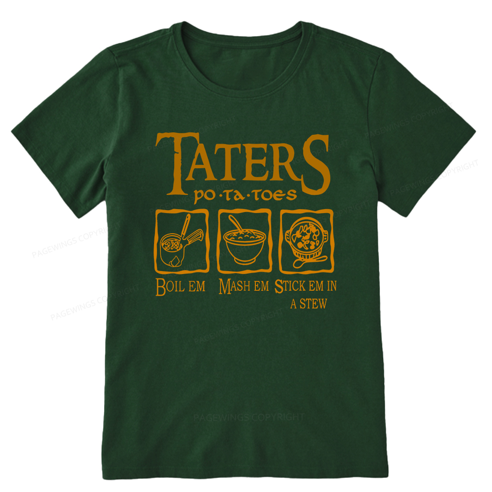 Pagewings Taters PoTaToes Unisex Classic T-shirt