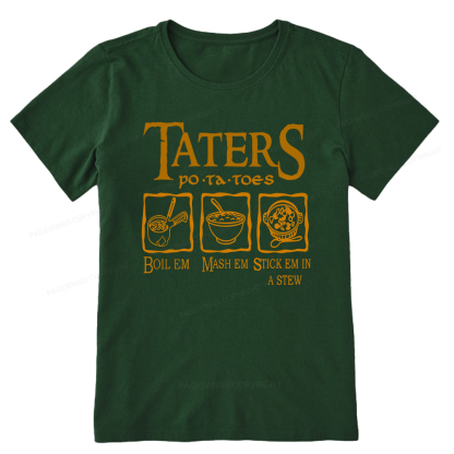 Pagewings Taters PoTaToes Unisex Classic T-shirt