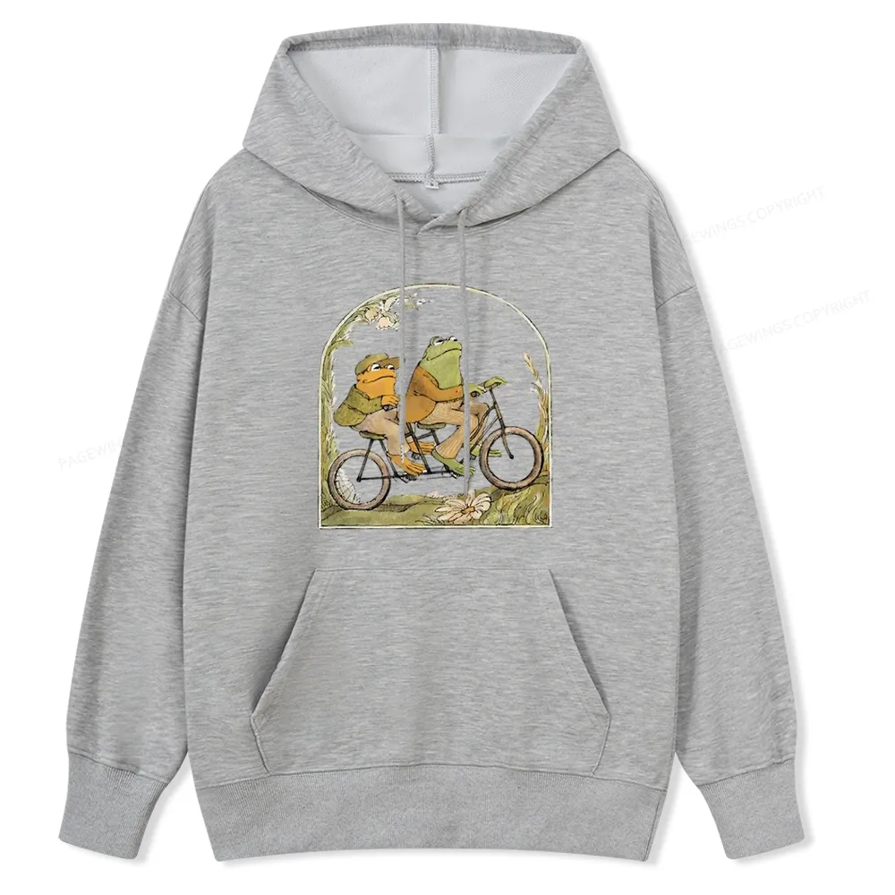 Pagewings Frog And Toad Book Vintage Unisex Classic Hoodie