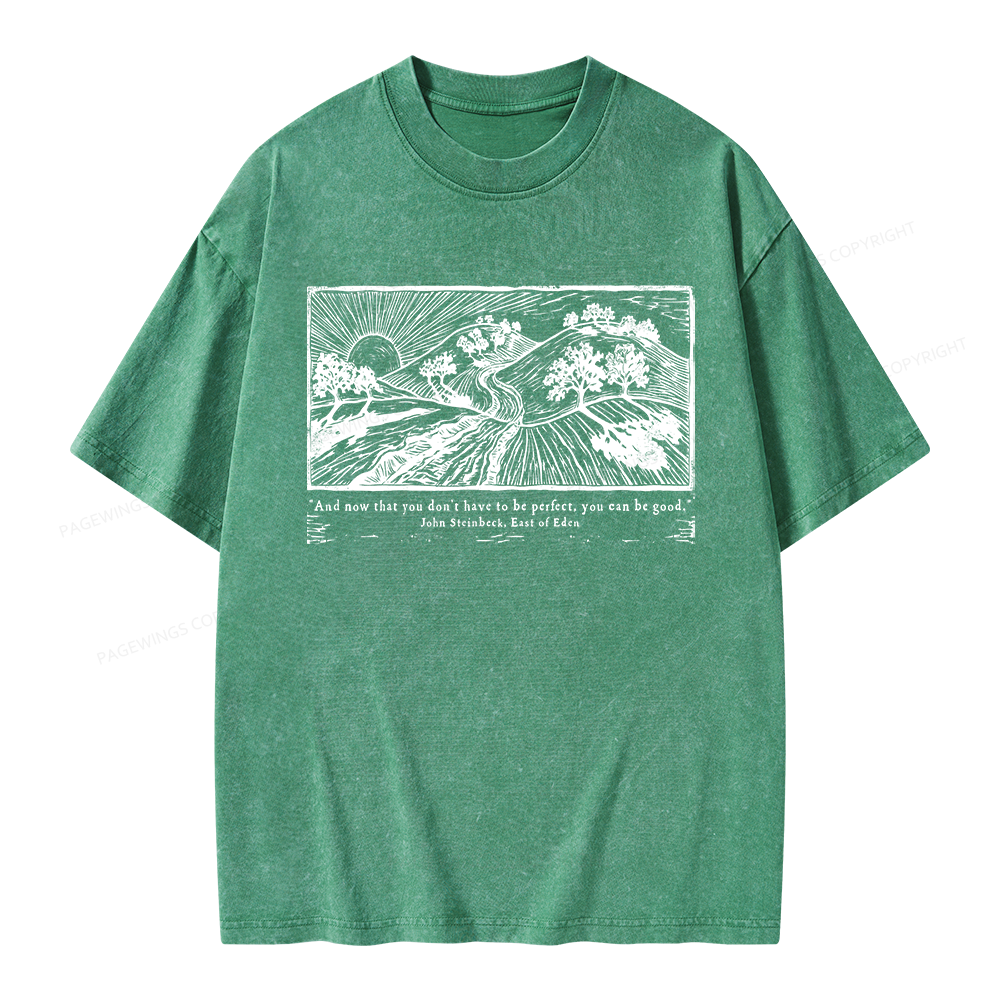 Pagewings Vintage Galley Unisex Washed T-shirt