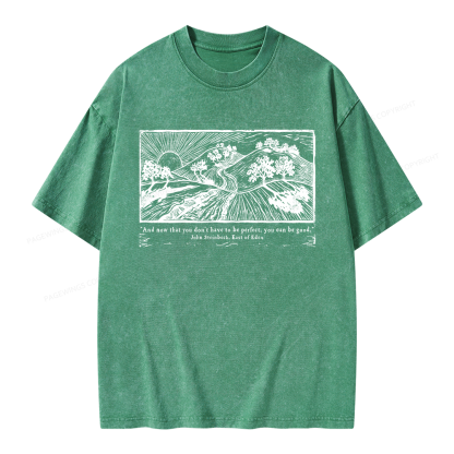 Pagewings Vintage Galley Unisex Washed T-shirt