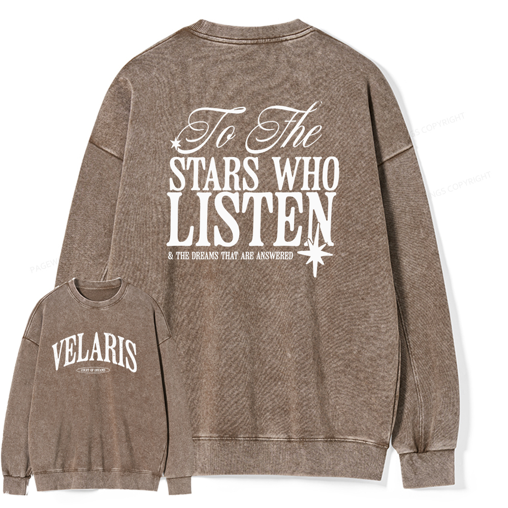 Pagewings Velaris Unisex Washed Sweatshirt