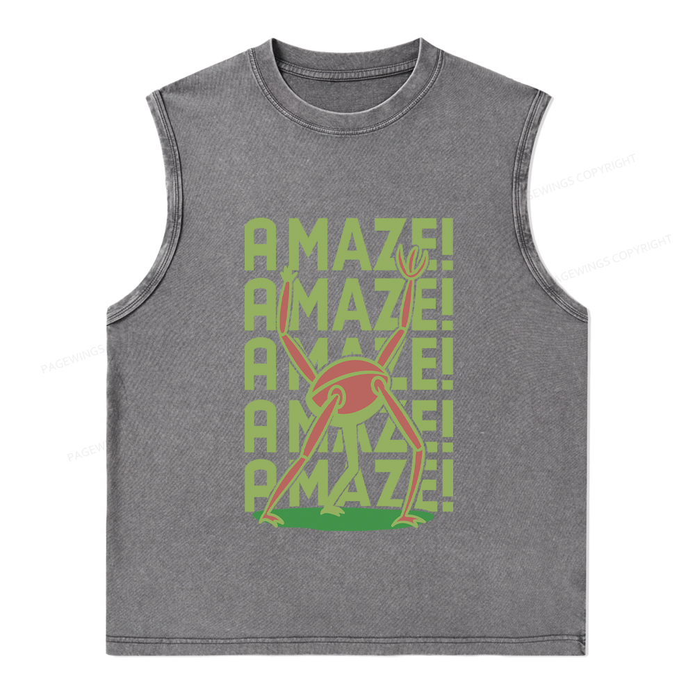Pagewings Rocky Amaze Unisex Washed Tank Top