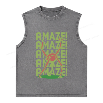 Pagewings Rocky Amaze Unisex Washed Tank Top