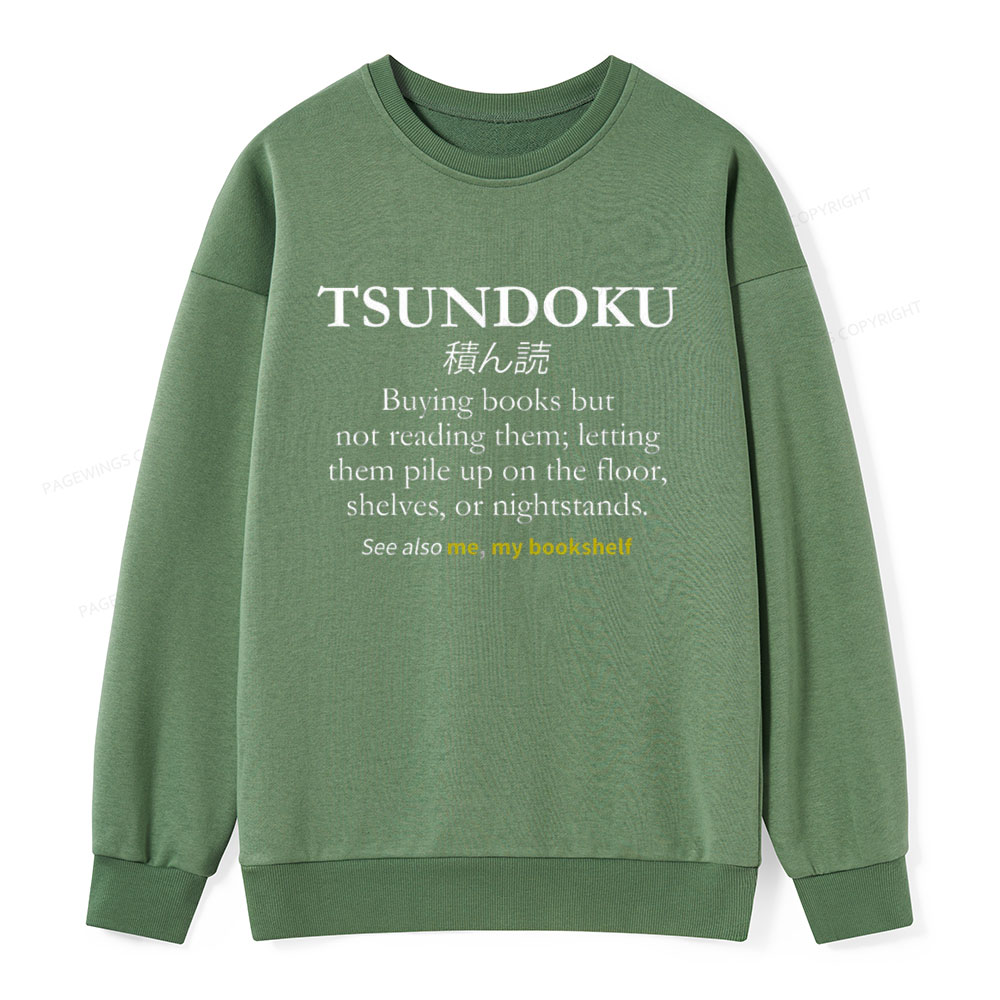 Pagewings Tsundoku Reader Unisex Classic Sweatshirt